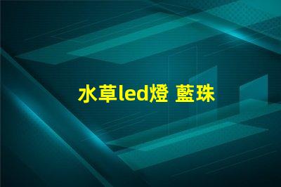 水草led燈 藍珠 紅珠